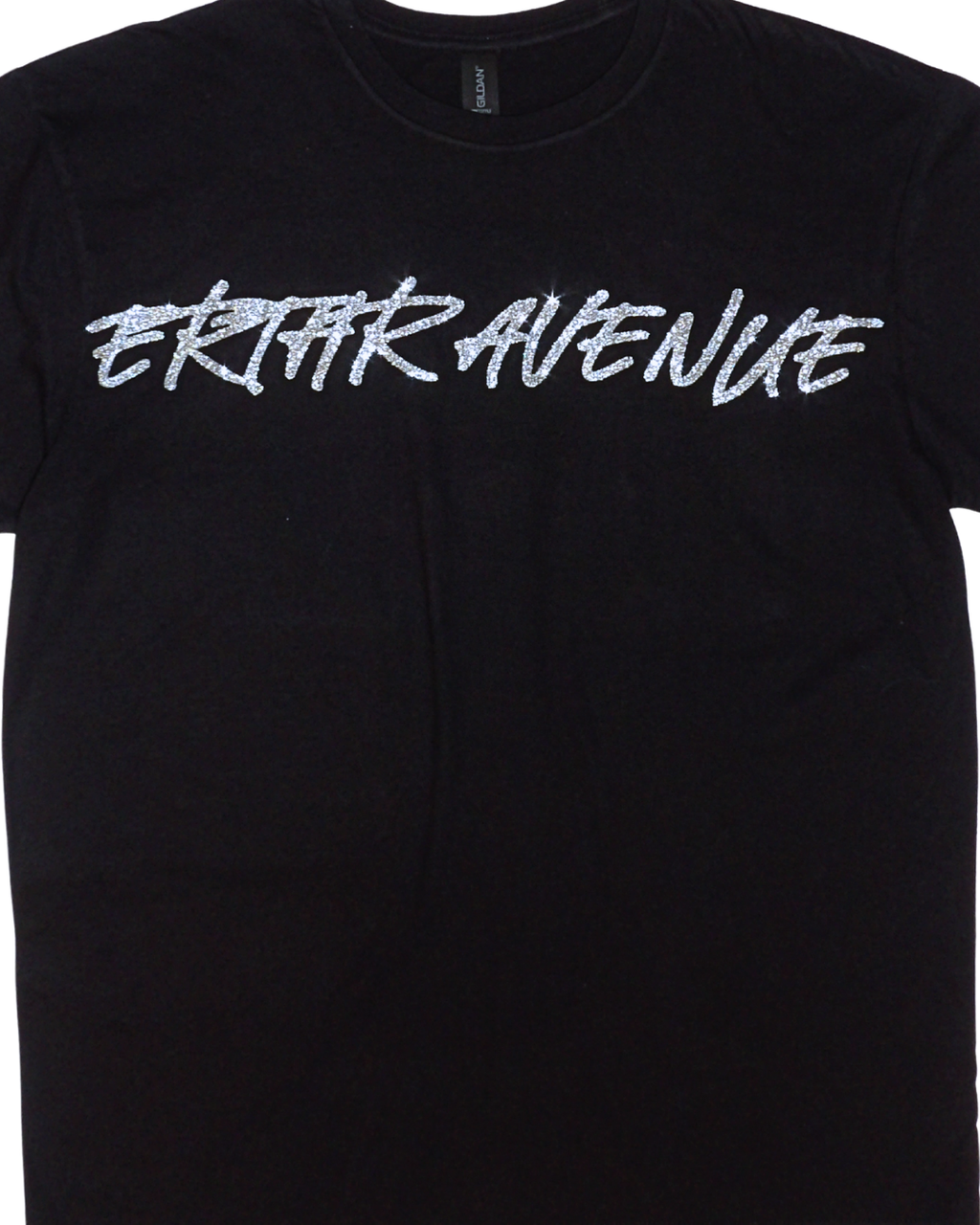 ERTHR AVENUE - BLK/SPKL GRAPHIC T-SHIRT