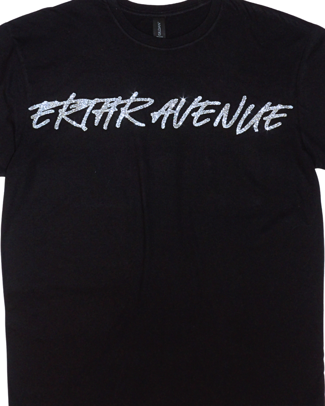 ERTHR AVENUE - BLK/SPKL GRAPHIC T-SHIRT